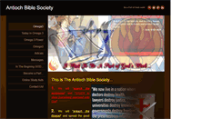 Desktop Screenshot of antiochbiblesociety.org